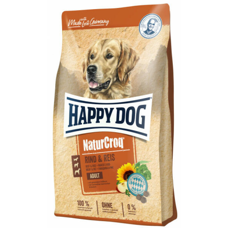 Happy Dog Natur-Croq 15 kg rind/reis original 109091