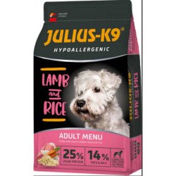 JULIUS K-9 HighPremium SMALL 12kg ADULT Hypoallergenic LAMB&Rice Kutya kutya-macska JULIUS-K9