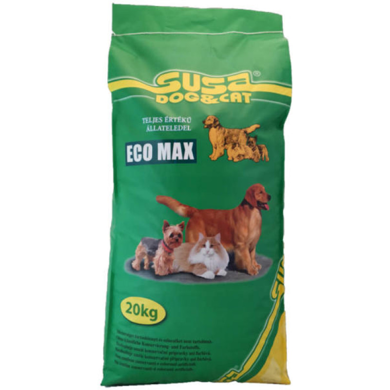 Susa Eco Max 20 kg teljesértékű száraz kutyatáp 23% sertéshússal (SECO)