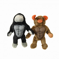 BPS 10116 Kutyajáték plüss sipoló gorilla és bika kidolgozott gumi izomzattal 32 cm Kutya 0 BPS