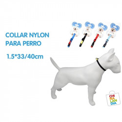 BPS 13056 Textil nyakörv 15mmx33-40 cm állítható Kutya 0 BPS