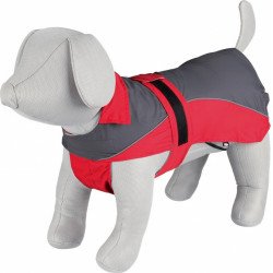 TRIXIE 30272 Lorient esőkabát S 35 cm piros-szürke
