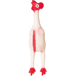 AD Kutyajáték csirke sipoló közepes 28 cm 245140 XEH25224514) Kutya kutya-macska AD-Pet Confort