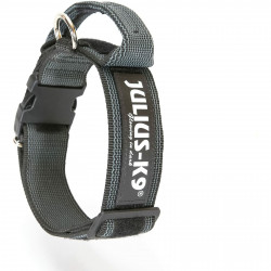 200HA-K-15-P Color&Gray nyakörv biztonsági záras fényvisszaverős 5cm fekete-szürke bliszteres Kutya kutya-macska Julius K-9