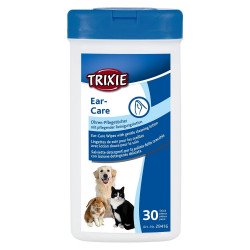 TRIXIE 29416 törlőkendő nedves fülre 30 db-os Fültisztítás kutya-macska TRIXIE
