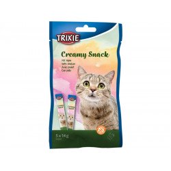 TRIXIE 42681 Creamy Snack 5x14 g krémes finomság cicáknak csirkés Macskatáp, macskaeledel kutya-macska TRIXIE