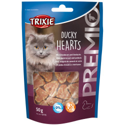 TRIXIE 42705 jutalomfalat Premio Hearts kacsa 50 g Macskatáp, macskaeledel kutya-macska TRIXIE