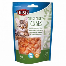 TRIXIE 42717 jutalomfalat Premio Cheese chicken 50 g Macskatáp, macskaeledel kutya-macska TRIXIE