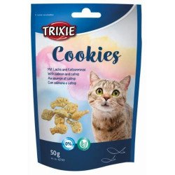 TRIXIE 42743 jutalomfalat Cookies 50 g süti lazaccal és macskamentával Macskatáp, macskaeledel kutya-macska TRIXIE