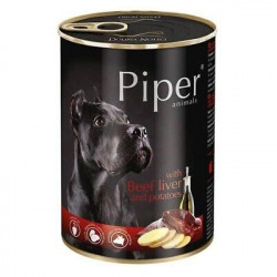 PIPER 400 g konzerv kutyáknak 65%-os marhamáj burgonyával Konzerv, nedves táp kutya-macska PIPER