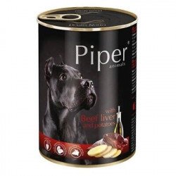 PIPER 400 g konzerv kutyáknak 65%-os marhamáj burgonyával Konzerv, nedves táp kutya-macska PIPER
