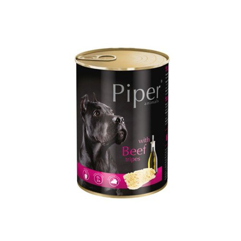PIPER 400 g konzerv kutyáknak 65%-os marhapacal