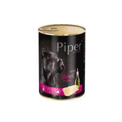 PIPER 400 g konzerv kutyáknak 65%-os marhapacal Konzerv, nedves táp kutya-macska PIPER