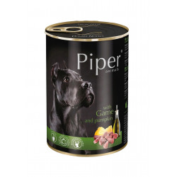 PIPER 400 g konzerv kutyáknak 65%-os vad sütőtökkel Konzerv, nedves táp kutya-macska PIPER