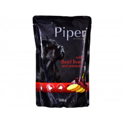 PIPER 500 g alutasakos kutyáknak 65%-os marhamáj burgonyával Konzerv, nedves táp kutya-macska PIPER