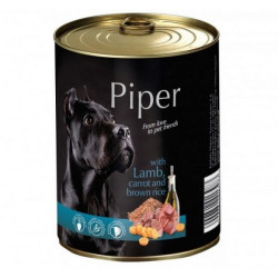 PIPER 800 g konzerv kutyáknak 65%-os bárány répa barna rizs Konzerv, nedves táp kutya-macska PIPER