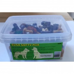Susa jutalomfalat Softy mix 250 g puha falatkák dobozban Macskatáp, macskaeledel kutya-macska Susa