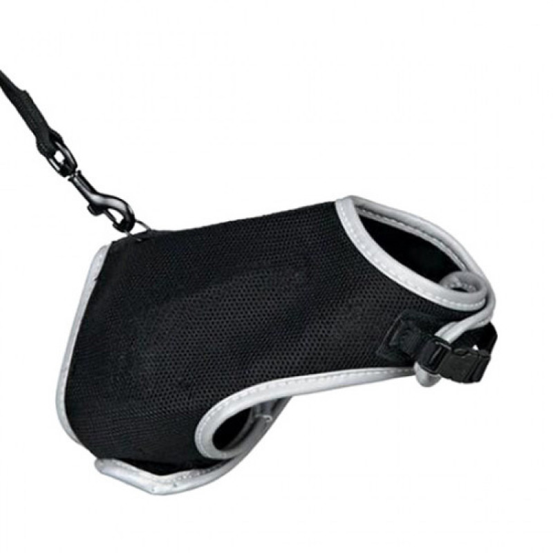 TRIXIE 41895 póráz+mellényes hám 26-37cm/10mm felnőtt cicára