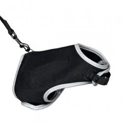 TRIXIE 41895 póráz+mellényes hám 26-37cm/10mm felnőtt cicára Hám, nyakörv, póráz kutya-macska TRIXIE