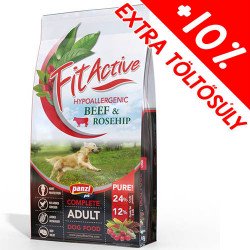 Túltöltött FitActive PURE 12kg Hypoallergenic BEEF-ROSEHIP +10% 314457+10% Kutya kutya-macska FitActive