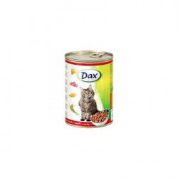 DAX 415 g konzerv cicáknak májas Konzerv, nedves táp kutya-macska Dax
