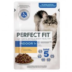 PERFECT FIT alutasakos 85 g INDOOR csirke borsóval Konzerv, nedves táp kutya-macska PerfectFit