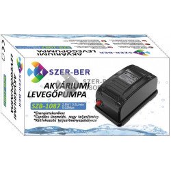 Szer-Ber SZB-1087 légpumpa 2,5 w / 3,5 l/perc Felszerelés Akvarisztika Szer-Ber
