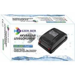 Szer-Ber SZB-2087 légpumpa 5 w / 2x 4 l/perc Felszerelés Akvarisztika Szer-Ber