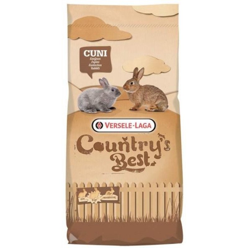 VL Countrys Bes Cuni-Fit sensitive-rabbit feed 20 kg 473170 Érz. emészt. nyulaknak csökk. fehérj