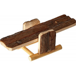 TRIXIE 6085 rágcsáló játék mérleghinta fa 22x7x8 cm Játék Rágcsáló TRIXIE