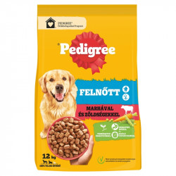 Pedigree 12 kg Adult marha+zöldség felnőtt közepes és nagytestű kutyáknak 460453 Kutya kutya-macska Pedigree