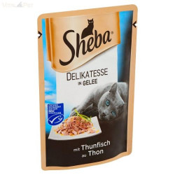 Sheba 85 g alutasakos cicaeledel tonhal Konzerv, nedves táp kutya-macska Sheba
