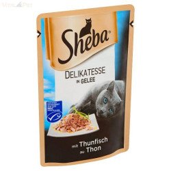 Sheba 85 g alutasakos cicaeledel tonhal Konzerv, nedves táp kutya-macska Sheba