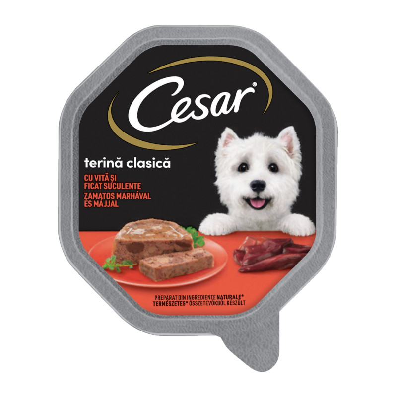 Cesar 150 g alutálcás marha-máj
