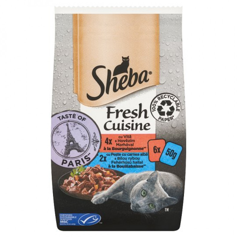 Sheba 6x50 g Mini Fresh cuisine PARIS (966)