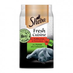 Sheba 6x50 g Mini Fresh cuisine ROME (997) Konzerv, nedves táp kutya-macska Sheba