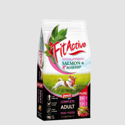 Panzi Fit Active PURE 12 kg Hypoallergenic SALMON-ROSEHIP (lazac+csipkebogyó) 314440 Kutya kutya-macska Panzi