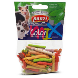 Panzi Rodent Color Mix csemege - kiegészítő jutalom eleség kistestű rágcsálók részére (75g) 314006 Eledel Rágcsáló Panzi