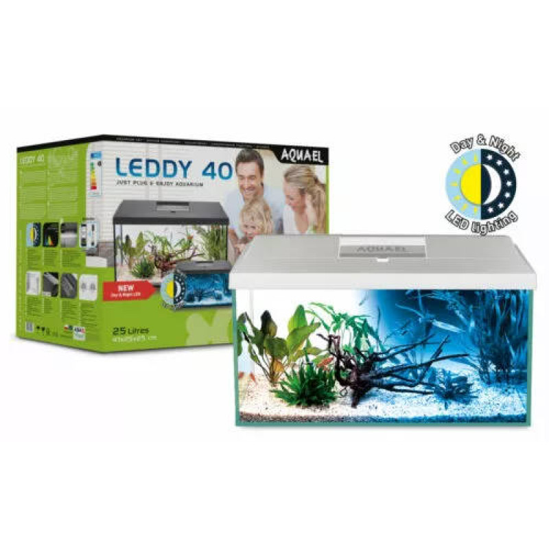 AQUAEL leddy 40 D&N white akvárium szett 40x25x25 124286