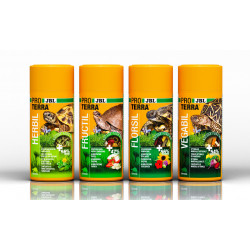JBL PROTERRA VEGABIL 250ml 72141 Zöldségekkel készült alaptáplálék chips minden teknősnek Teknős Terrarisztika JBL