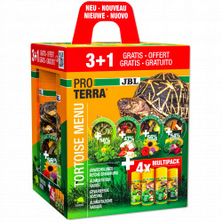 JBL PROTERRA TORTOISE Menu 250ml 3+1 72150 4 fajta ételválaszték minden teknősnek Teknős Terrarisztika JBL