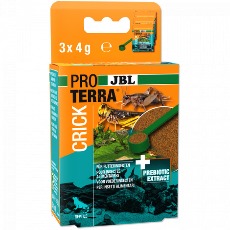 JBL PROTERRA CRICK 3x10ml 72551 Teljes értékű eledel etető rovarok számára