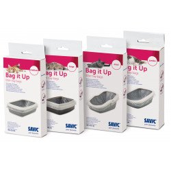 SAVIC 3352 Bag it Up maxi alomtálca betét 12 db-os 55x43 cm Alomtálca, macska WC kutya-macska Savic