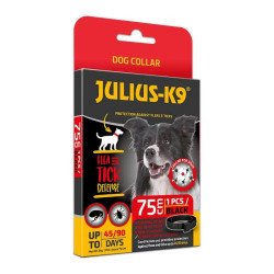 Julius K-9 Dog Collar - Bolha-, kullancs riasztó (fekete) nyakörv kutyák részére (75cm) 313757 Kutya kutya-macska JULIUS K9