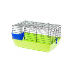 SZB Inter-Zoo Ketrec Rabbit 60 (IZ)G071FA szénatartóval 58x38x31 cm rács szélesség 2,2 cm (véletlen szín) Ketrec Rágcsáló Inter-Zoo