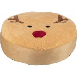 TRIXIE 92374 Xmas fekhely Elk ágy kerek 60cm rénszarvas fej mintával Fekhely, Cicaágy 0