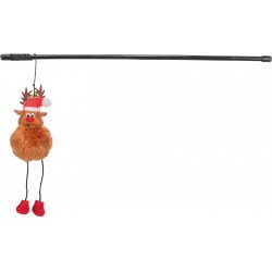 TRIXIE 92452 Xmas cica játék cicapeca 45 cm plüss rénszarvassal Macskajáték kutya-macska TRIXIE
