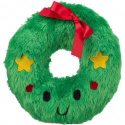 TRIXIE 92627 Xmas kutya játék plüss koszorú sípolós 22 cm Kutya 0 TRIXIE