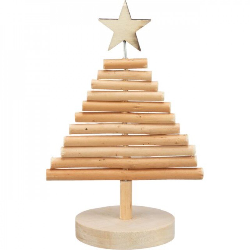 TRIXIE 92656 Xmas rágcsáló játék karácsonyfa alakú rágóka 11x17 cm