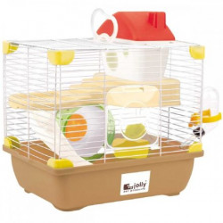 SZB Happet K817FA Gremi Cozzy Cottage M hörcsög ketrec 29x22x30 cm kávé (etető/itató, házikó) Ketrec Rágcsáló SZB